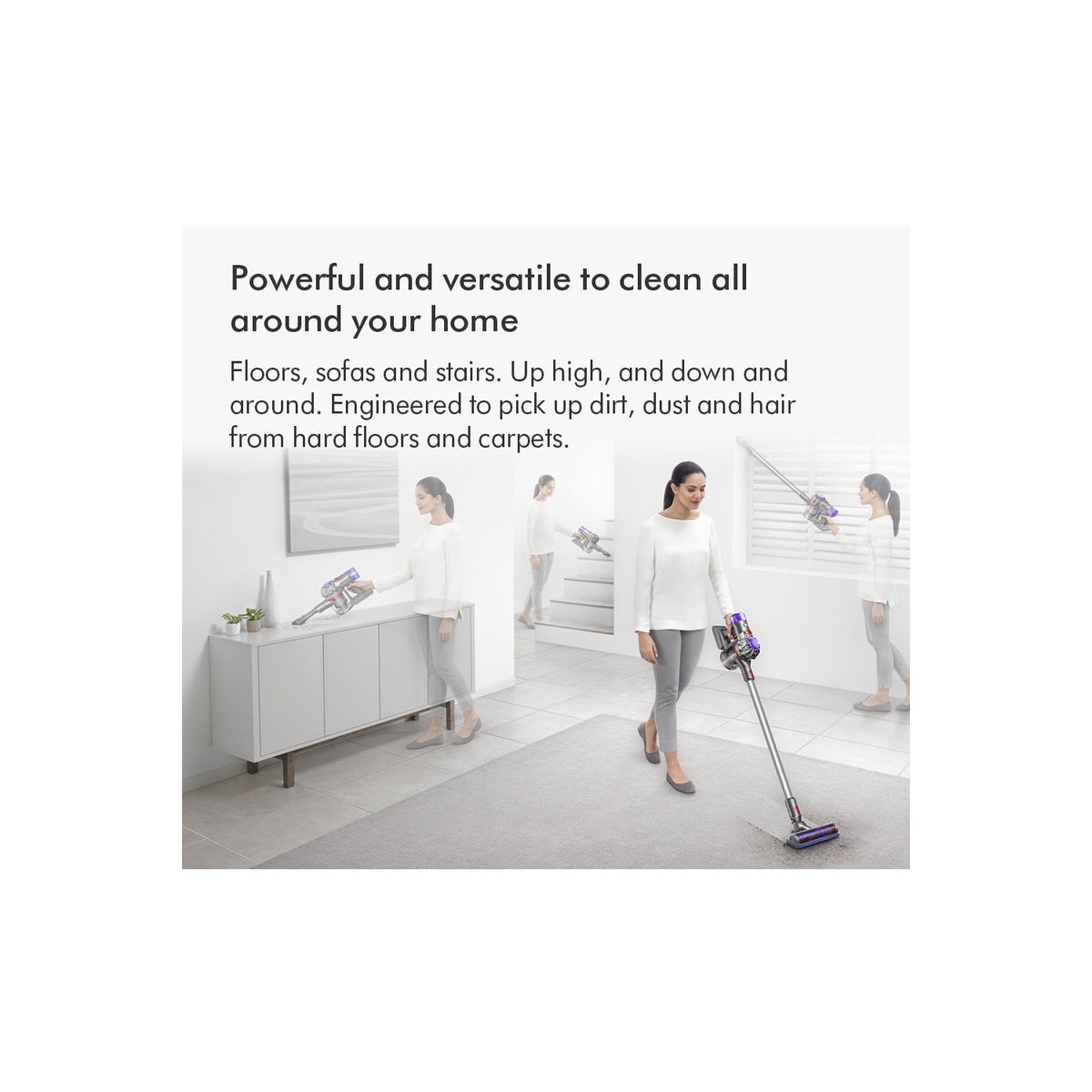 Dyson V8ADVANCED-24 Vacuum Cleaner - Silver/Nickel