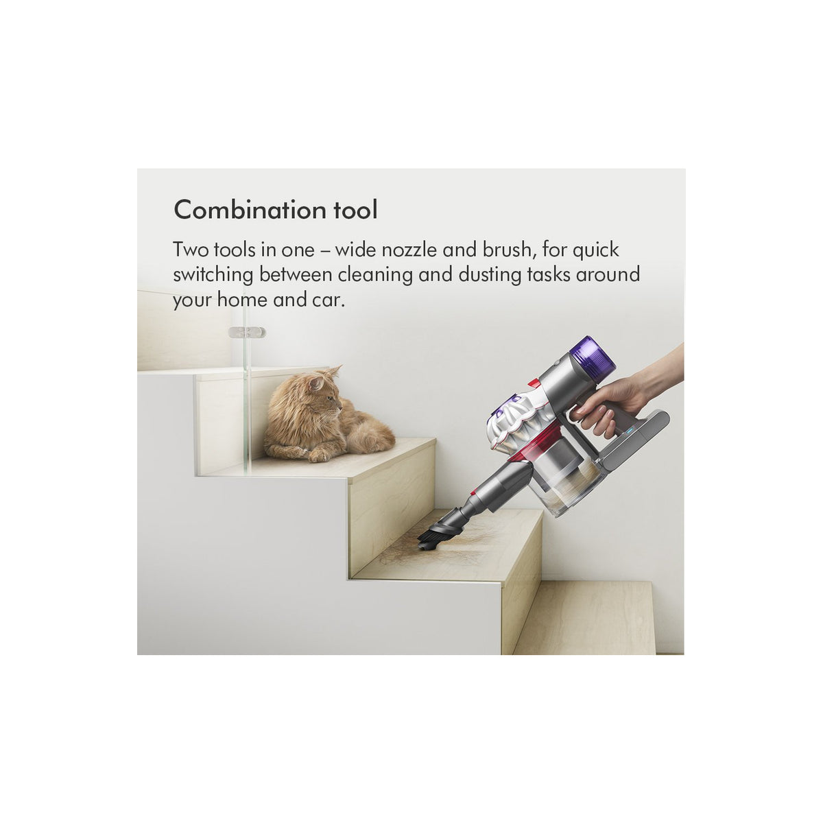 Dyson V8ADVANCED-24 Vacuum Cleaner - Silver/Nickel