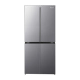 Fridgemaster MQ79395ES 79.4cm 65/35 Total No Frost American Fridge Freezer - Silver
