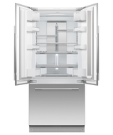 Fisher & Paykel RS80AU3 Integrated French Door Fridge Freezer Plumbed With Ice Maker