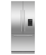 Fisher & Paykel RS80AU3 Integrated French Door Fridge Freezer Plumbed With Ice Maker