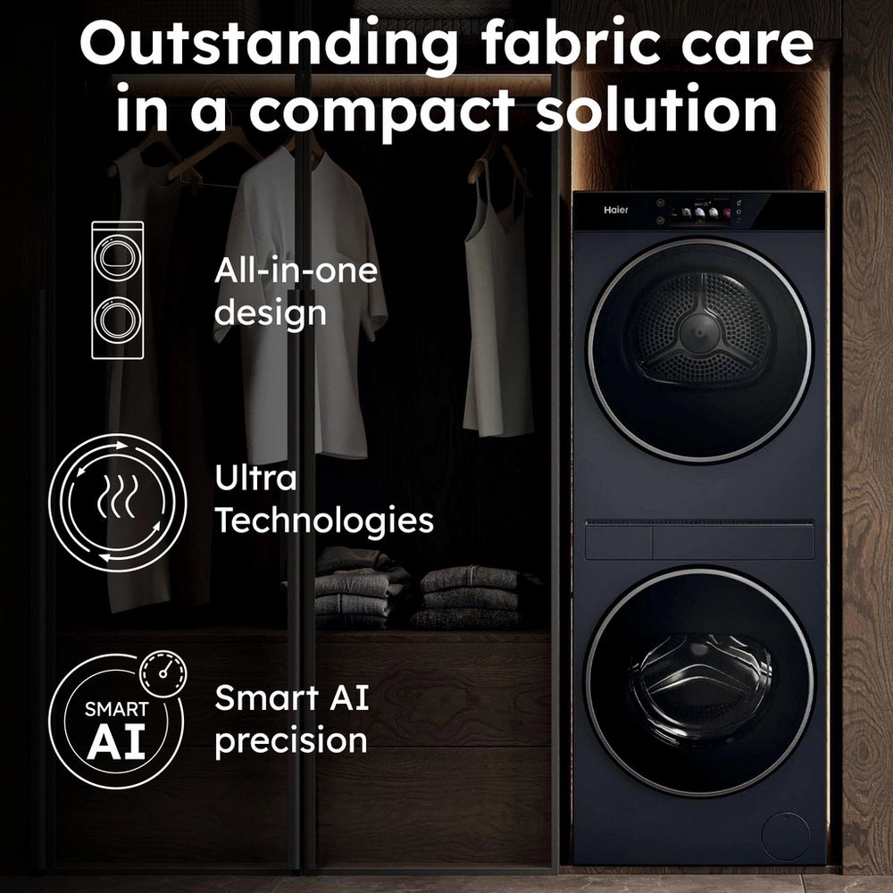 Haier CCE L02LU1-UK Laundry Centre 10kg/8kg 1400 Spin - Graphite