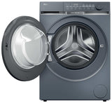 Haier HW100-B14387GUUK 10kg, 1400 Spin Washing Machine - Graphite
