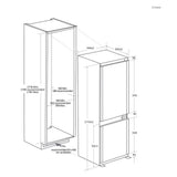 Haier HBW7518CTK Built In 70/30 Combi Fridge Freezer
