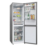 Haier 2D 60 Serie 3 HDPR3618DNPK 355L Total No Frost Fridge Freezer - Stainless Steel