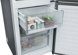 Haier 2D 60 Serie 3 HDPR3618DNPK 355L Total No Frost Fridge Freezer - Stainless Steel