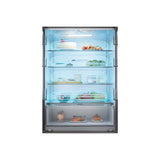 Haier HFR3718ENMD 70cm 60/40 Total No Frost Fridge Freezer - Dark Inox