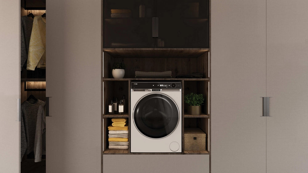 Haier HWD120BD16397EU 12kg/7kg 1400 Spin Washer Dryer - White