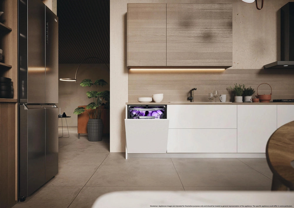 Haier XS 4A4M4BB-80 Integrated Dishwasher - 14 Place Settings