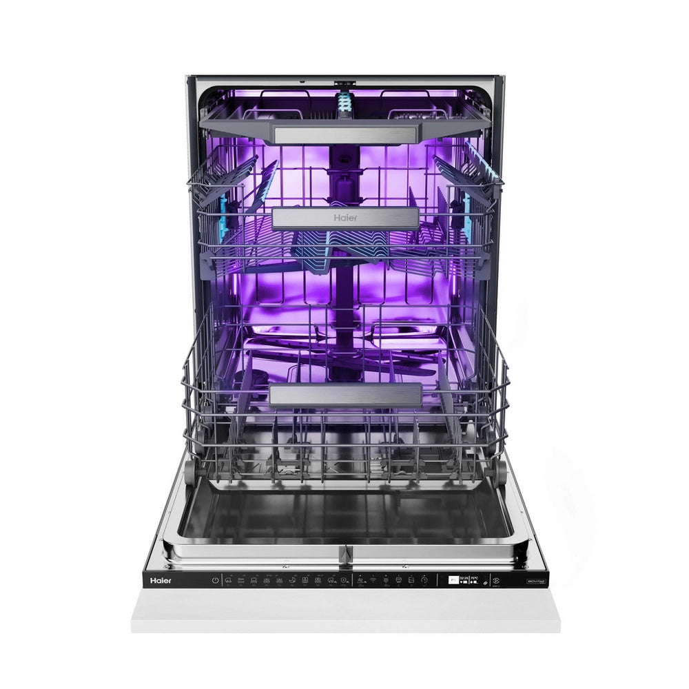 Haier XS 4A4M4BB-80 Integrated Dishwasher - 14 Place Settings
