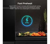 Hisense BI622ABPGUK Built In Electric Single Steam, Plug & Play Oven - Jet Black
