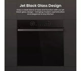 Hisense BI622ABPGUK Built In Electric Single Steam, Plug & Play Oven - Jet Black