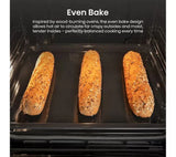 Hisense BI622ABPGUK Built In Electric Single Steam, Plug & Play Oven - Jet Black