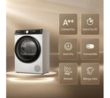 Hisense 3S Series DH3S802BW3 WiFi-enabled 8kg Heat Pump Tumble Dryer - White