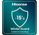 Hisense FUV124D4AWE Integrated Under Counter Freezer with Fixed Door Fixing Kit