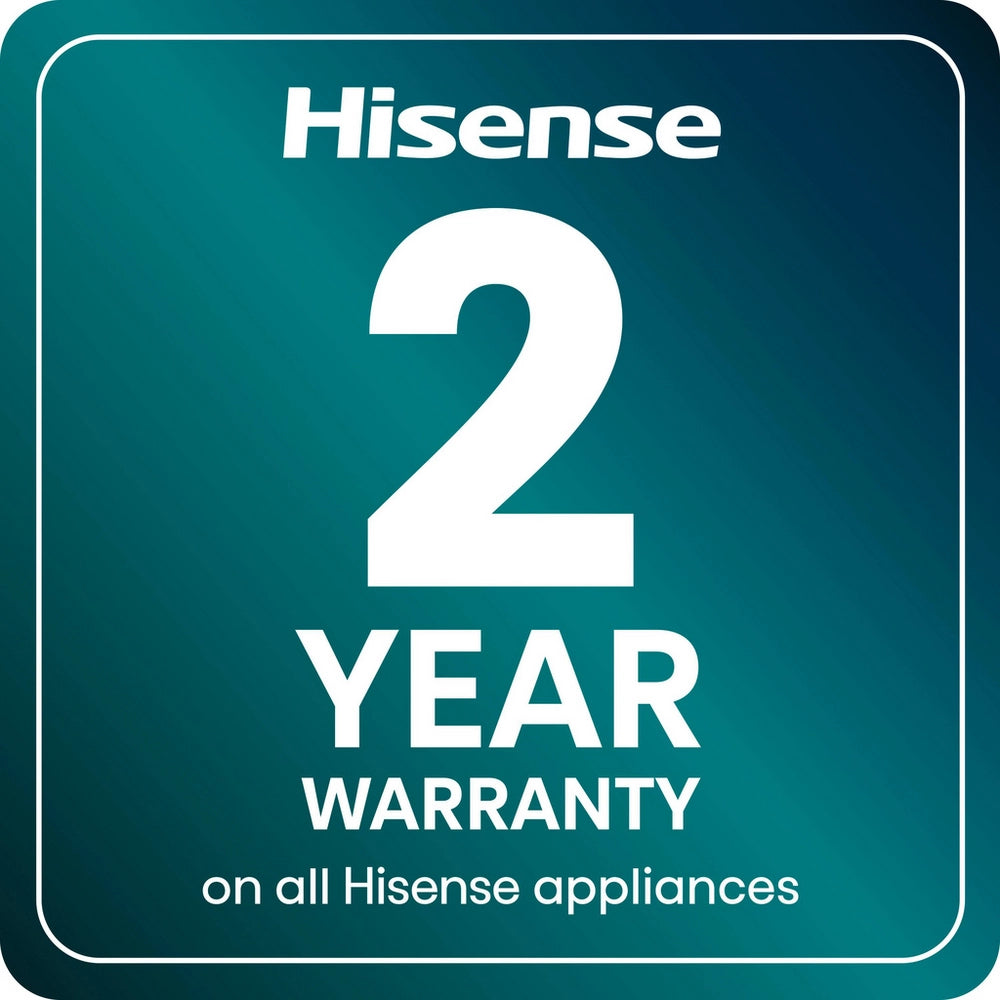 Hisense 2 year Warranty badge