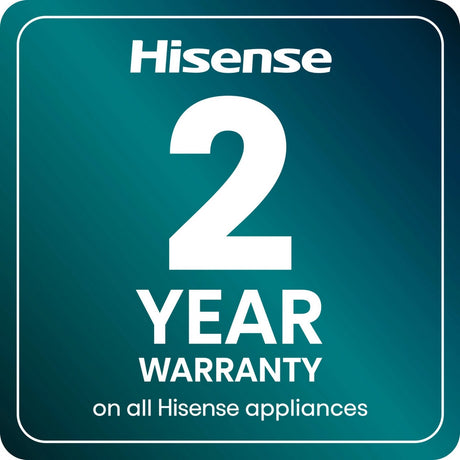 Hisense 2 year Warranty badge