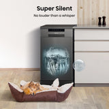 Hisense HS523E15BUK Slimline Dishwasher - Black - 10 Place Settings
