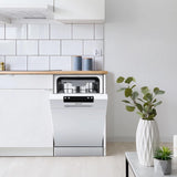 Hisense HS523E15WUK Slimline Dishwasher - White - 10 Place Settings