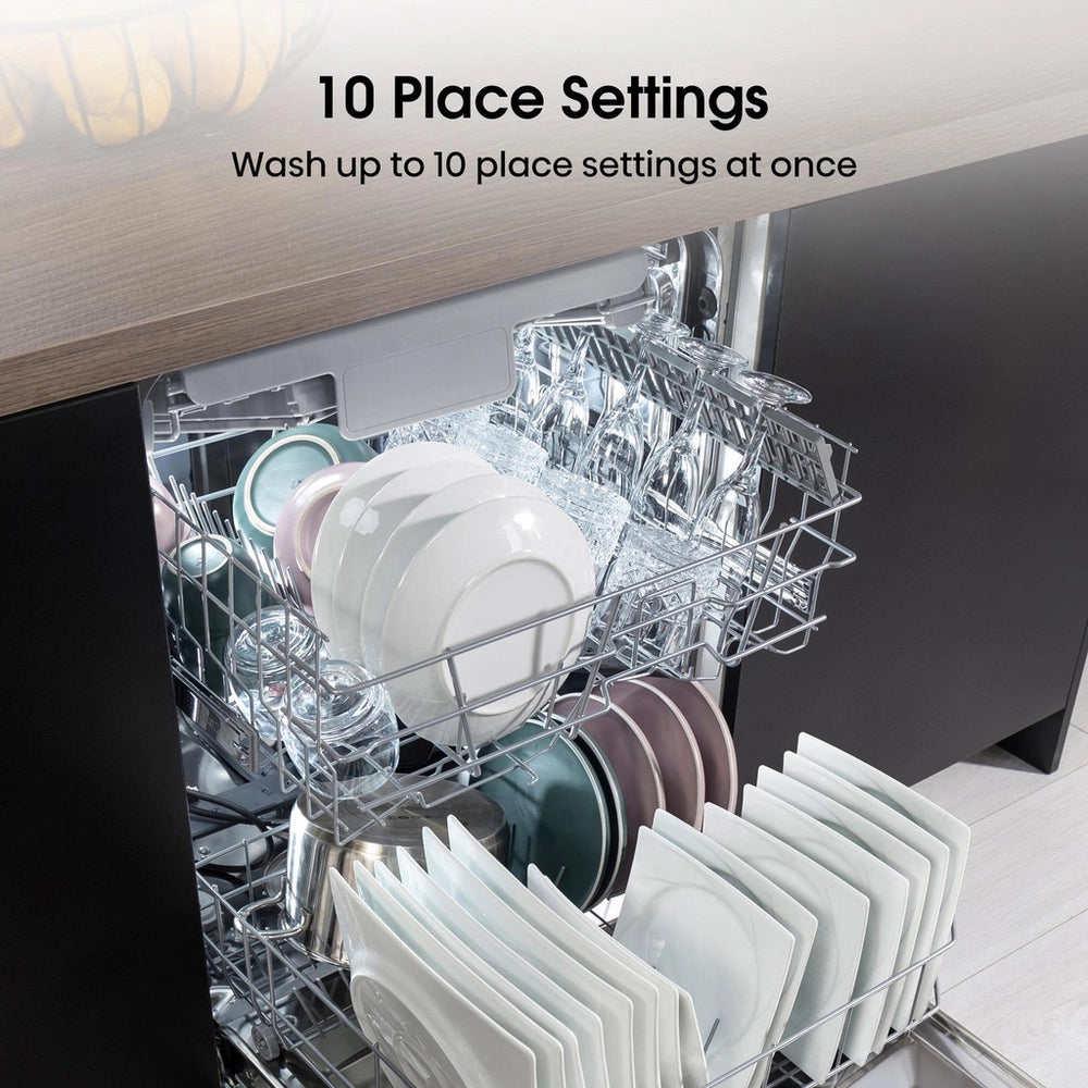 Hisense HS523E15WUK Slimline Dishwasher - White - 10 Place Settings