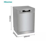 Hisense HS642D90XUK Dishwasher - Stainless Steel - 14 Place Settings
