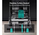 Hisense HS642D90XUK Dishwasher - Stainless Steel - 14 Place Settings