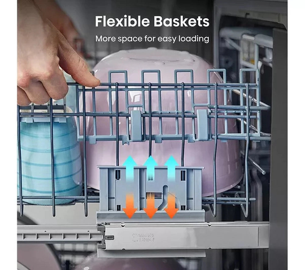 Hisense HS642D90XUK Dishwasher - Stainless Steel - 14 Place Settings