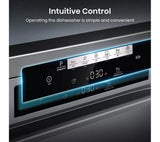Hisense HS642D90XUK Dishwasher - Stainless Steel - 14 Place Settings