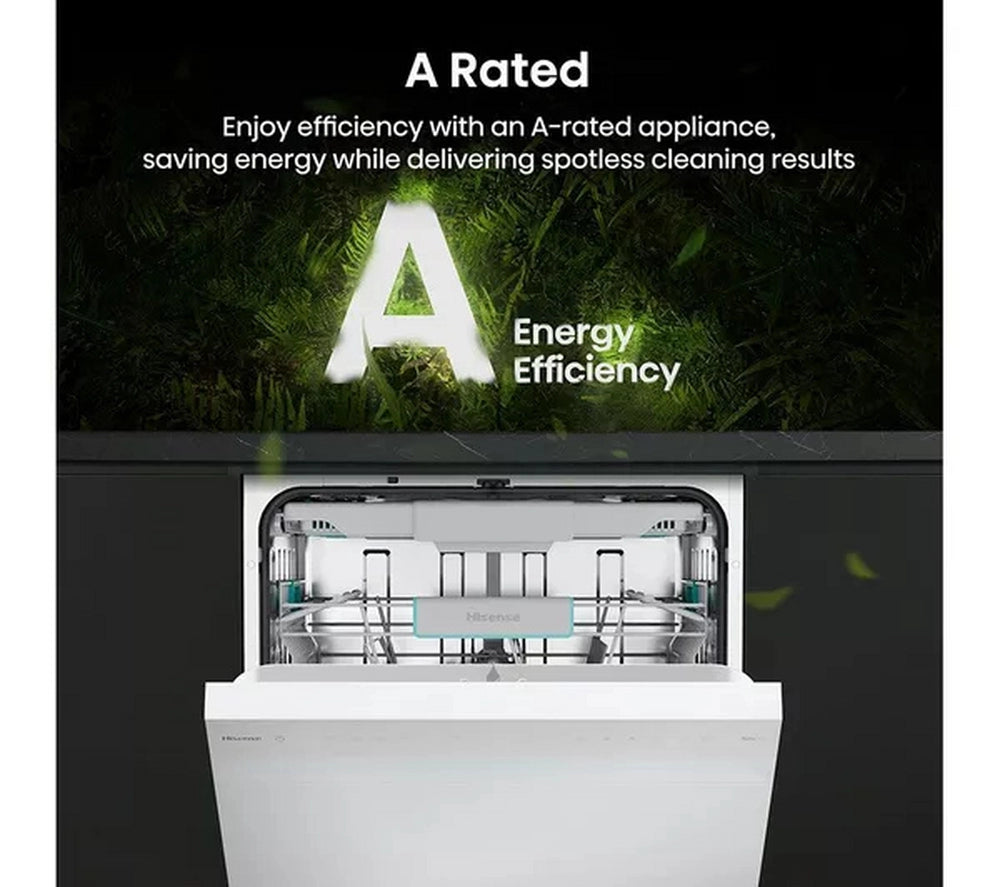 Hisense HS663A90WUK Dishwasher - White - 16 Place Settings