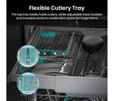 Hisense HS663A90WUK Dishwasher - White - 16 Place Settings