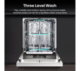 Hisense HS663A90WUK Dishwasher - White - 16 Place Settings