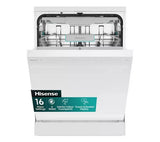 Hisense HS663A90WUK Dishwasher - White - 16 Place Settings