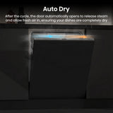 Hisense HV16AUK Integrated Dishwasher - 16 Place Settings