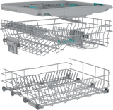 Hisense HV663A60UK Built in Dishwasher - 16 Place Settings