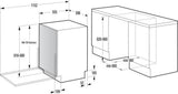 Hisense HV663A60UK Built in Dishwasher - 16 Place Settings