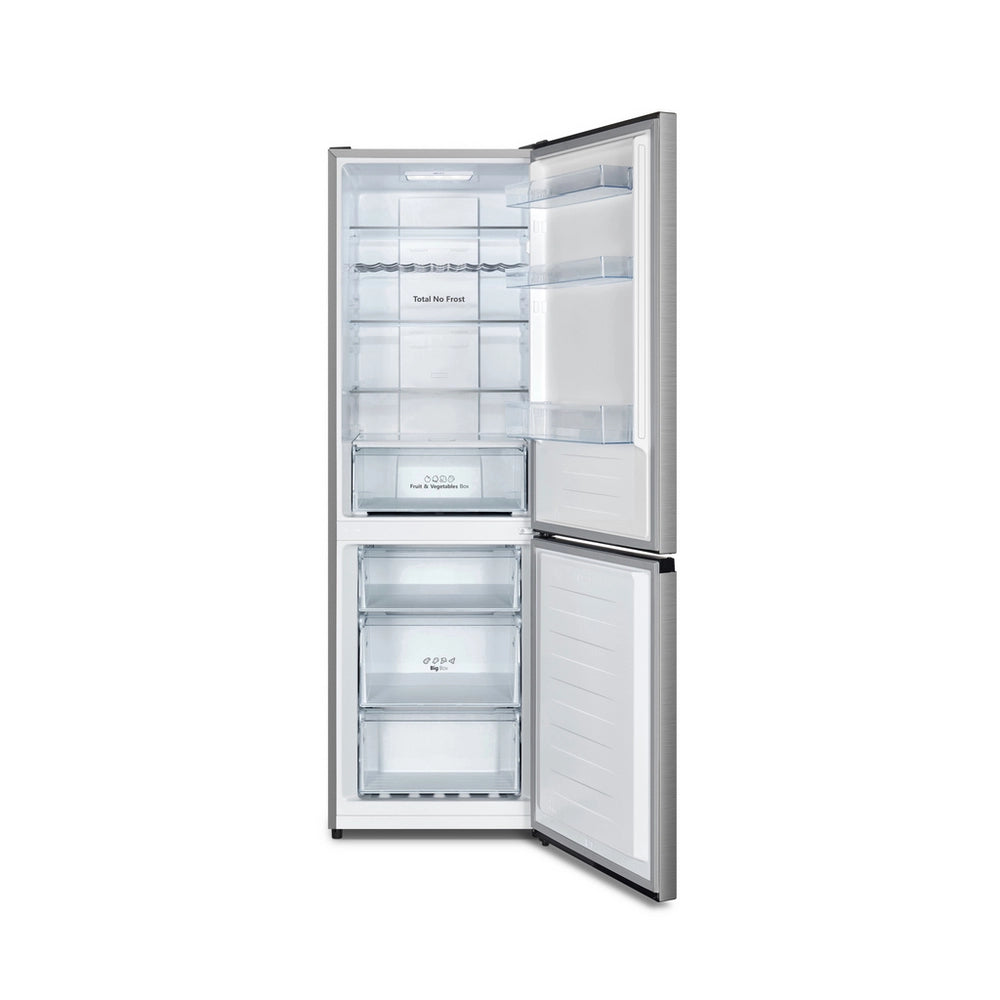 Hisense RB395N4BCE 60/40 Total No Frost Fridge Freezer - Stainless Steel