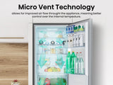 Hisense RB395N4BCE 60/40 Total No Frost Fridge Freezer - Stainless Steel