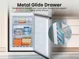 Hisense RB395N4BCE 60/40 Total No Frost Fridge Freezer - Stainless Steel