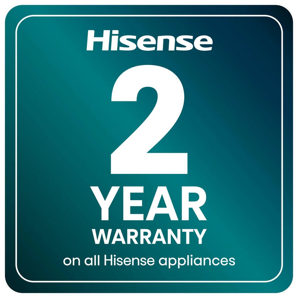 Hisense RB435N4BFE 59.5cm 60/40 Total No Frost Fridge Freezer - Black