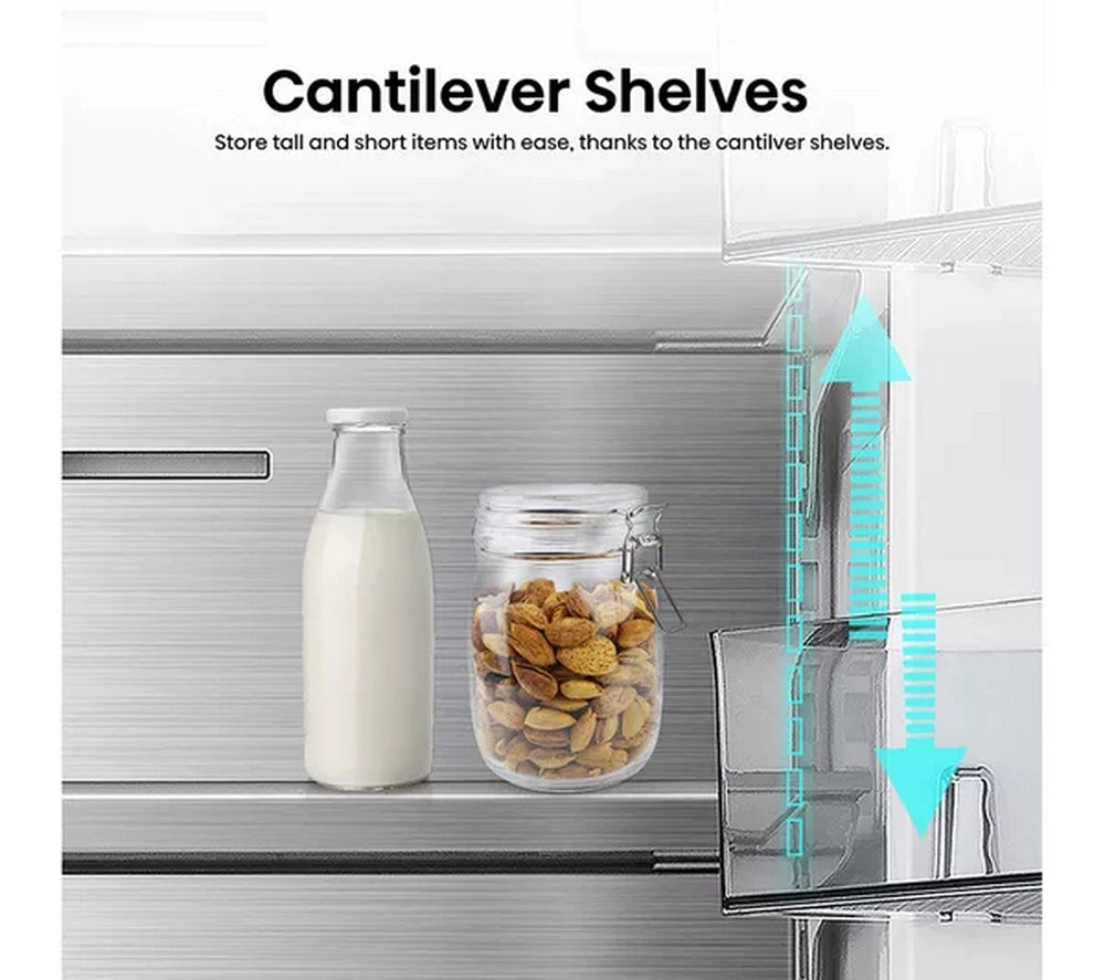 Hisense RF815N4SESE Total No Frost Plumbed American Fridge Freezer - Silver