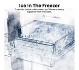 Hisense RQ5P470SYFD Total No Frost American Fridge Freezer - Black
