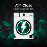 Hisense WF1Q8041BW 8kg 1400 Spin, Steam Washing Machine - White