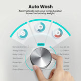Hisense WF3S1243BW3 12kg 1400 Spin, Steam Washing Machine - White
