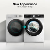 Hisense WF3S1243BW3 12kg 1400 Spin, Steam Washing Machine - White