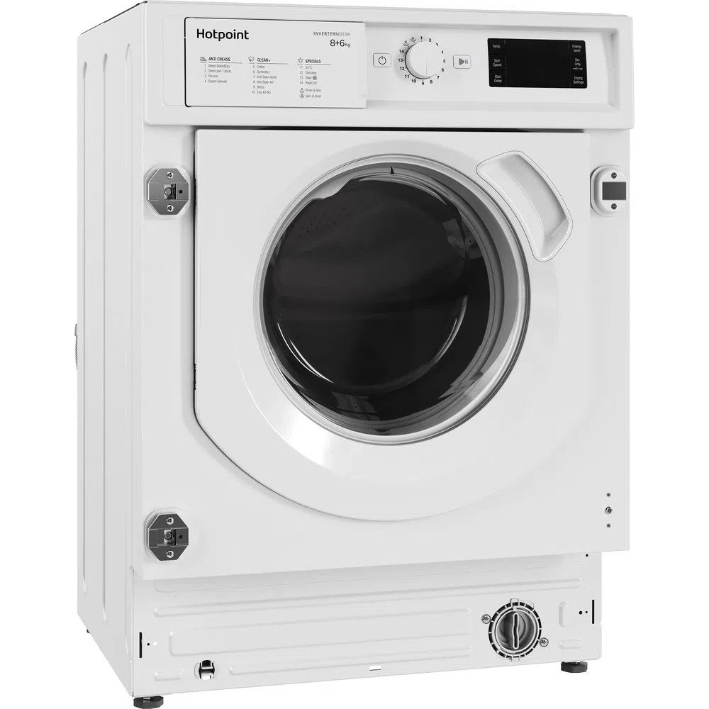 Hotpoint BIWDHG861485 8kg/6kg 1400 Spin Integrated Washer Dryer - White