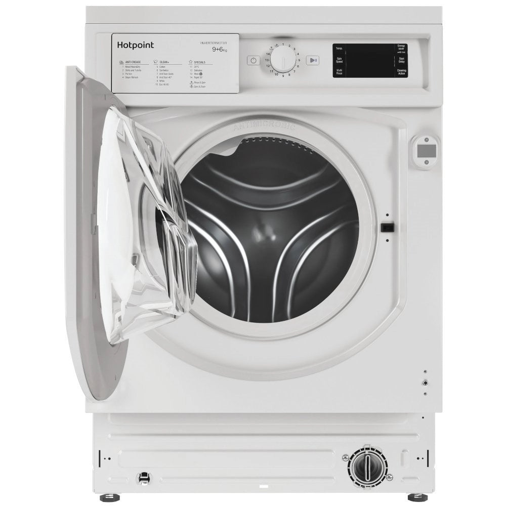 Hotpoint BIWDHG961485 9kg/6kg 1400 Spin Integrated Washer Dryer - White