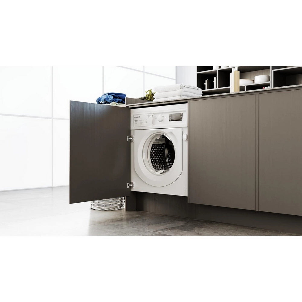 Hotpoint BIWDHG961485 9kg/6kg 1400 Spin Integrated Washer Dryer - White