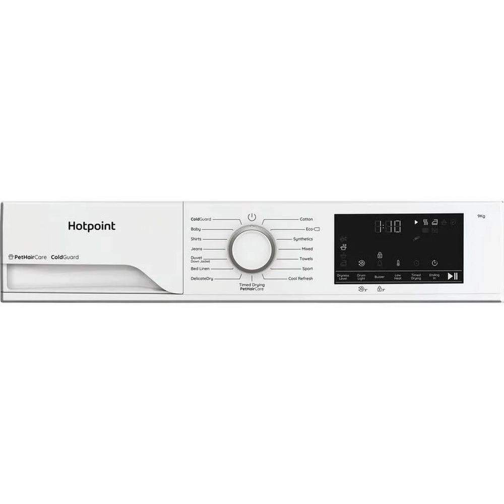 Hotpoint CHD93MWWSUK 9kg Heat Pump Tumble Dryer with Pet Hair Care - White