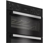 Hotpoint DIH10D B 59.4cm Built In Electric Fan Double Oven - Black