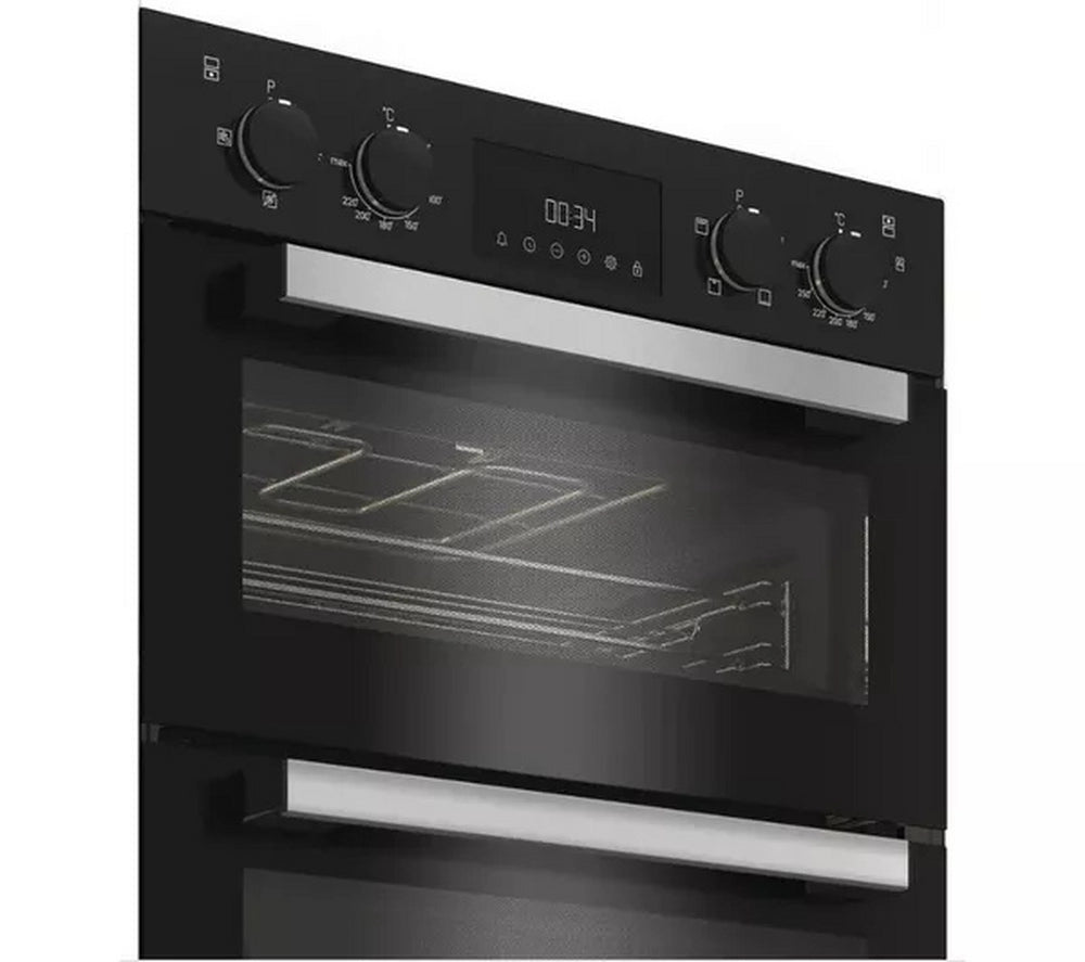 Hotpoint DIH10D B 59.4cm Built In Electric Fan Double Oven - Black